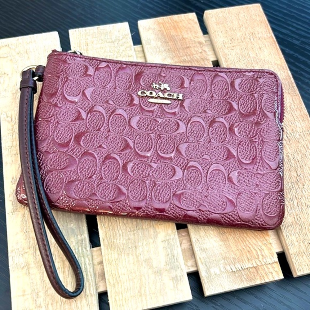 Gorgeous Shimmery Coach Wristlet